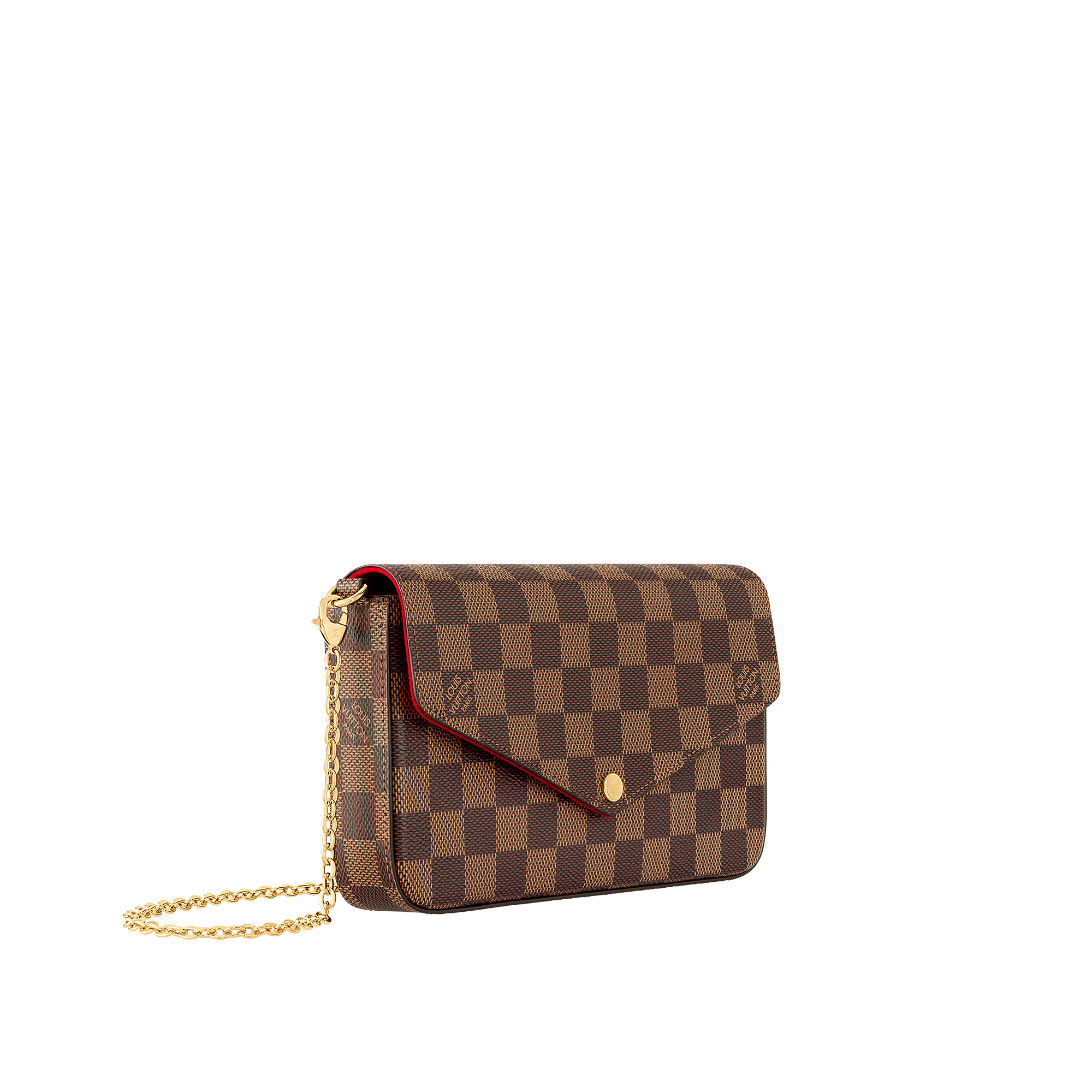 F licie Pochette Damier Ebene Women Small Leather Goods